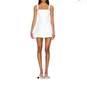 V. Chapman White Mini Dress